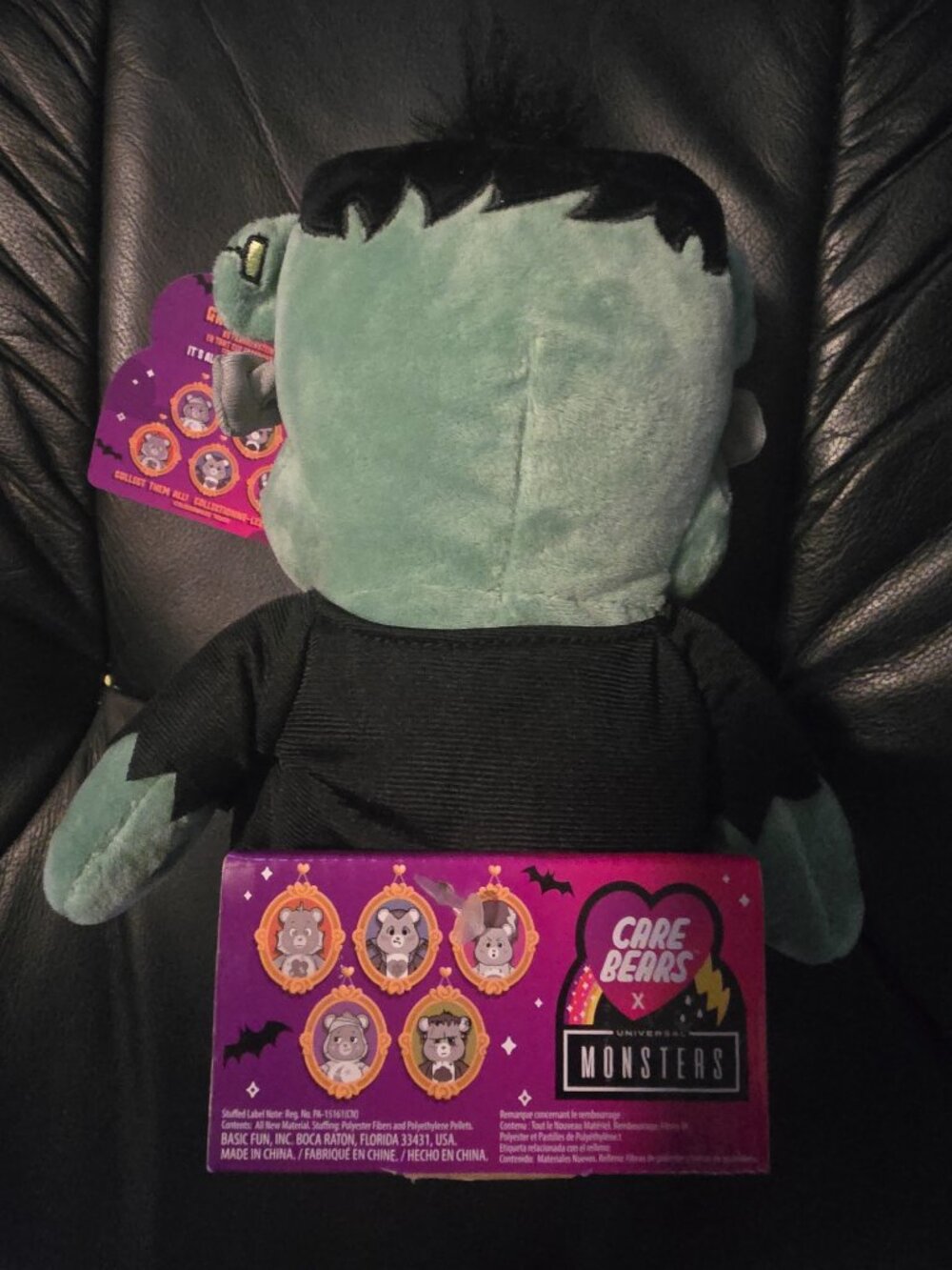 Care Bears Universal Monsters Grumpy as Frankenstein, Aprox 8inches - Picture 2 of 2